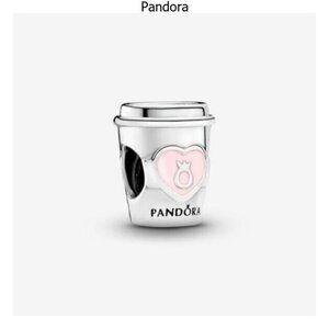 Pandora Take a Break Coffee Cup Charm